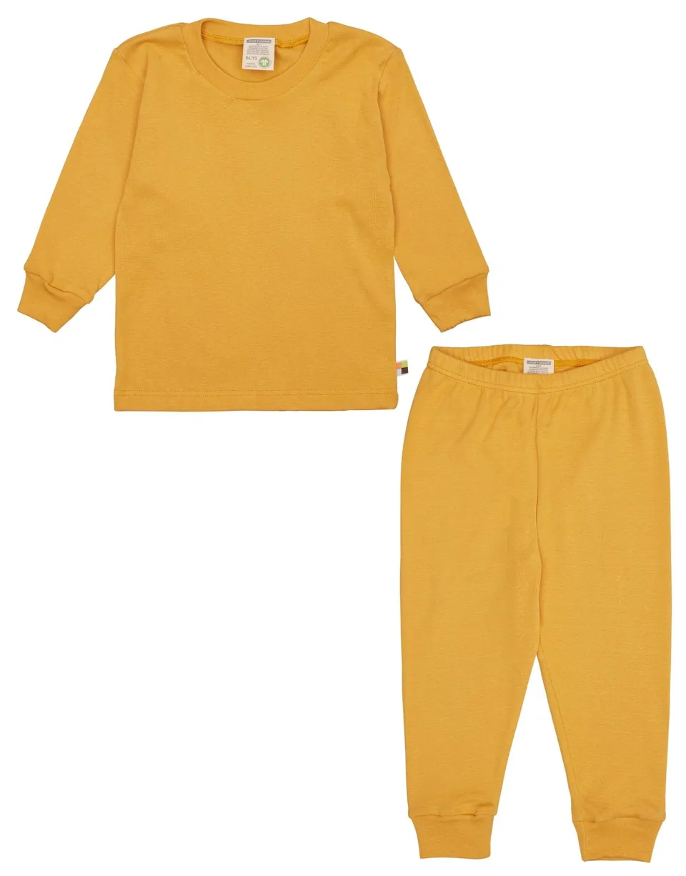 loud-proud-schlafanzug-uni-aus-feinripp-langarm-pyjama image 1
