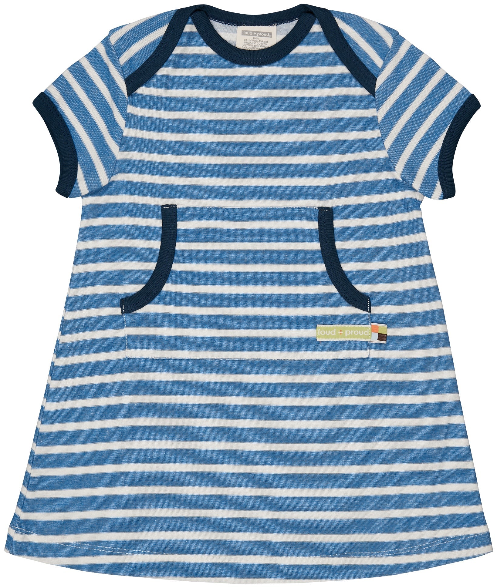 loud-proud-kleid-ringel-m-dchenkleid-aus-jersey-mit-streifen-und-k-ngurutasche image 1