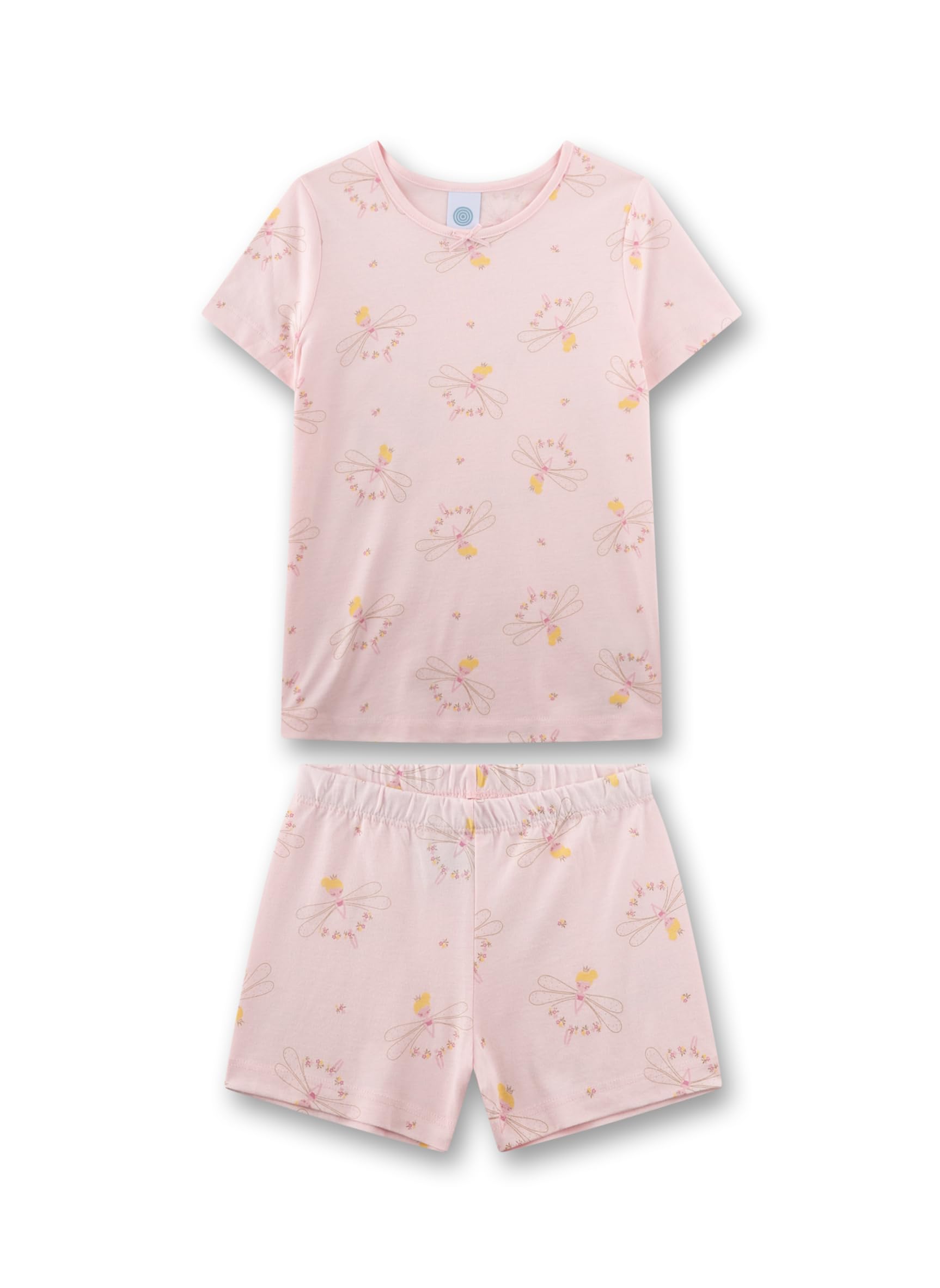 sanetta-pure-m-dchen-schlafanzug-langarm-beige-blumen-aus-100-bio-baumwolle image 1