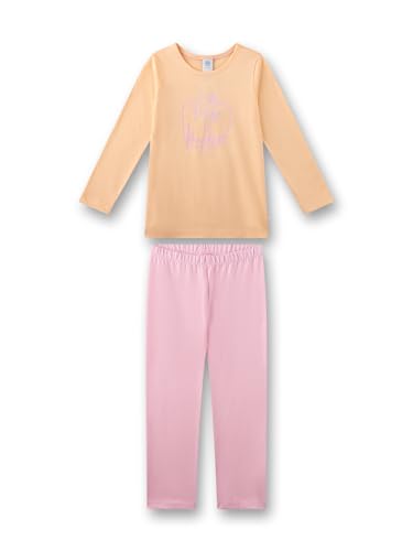 sanetta-m-dchen-schlafanzug-lang-orange-pyjamaset image 4