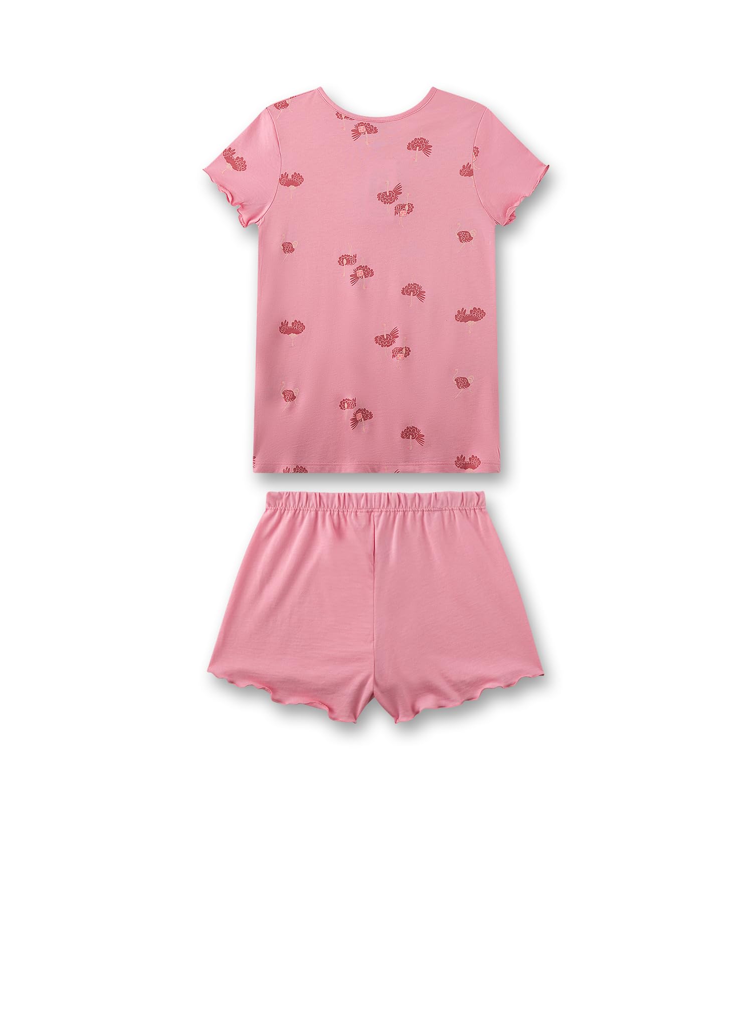sanetta-m-dchen-schlafanzug-kurz-rosa-pyjamaset-aus-baumwoll-modal-mix image 2