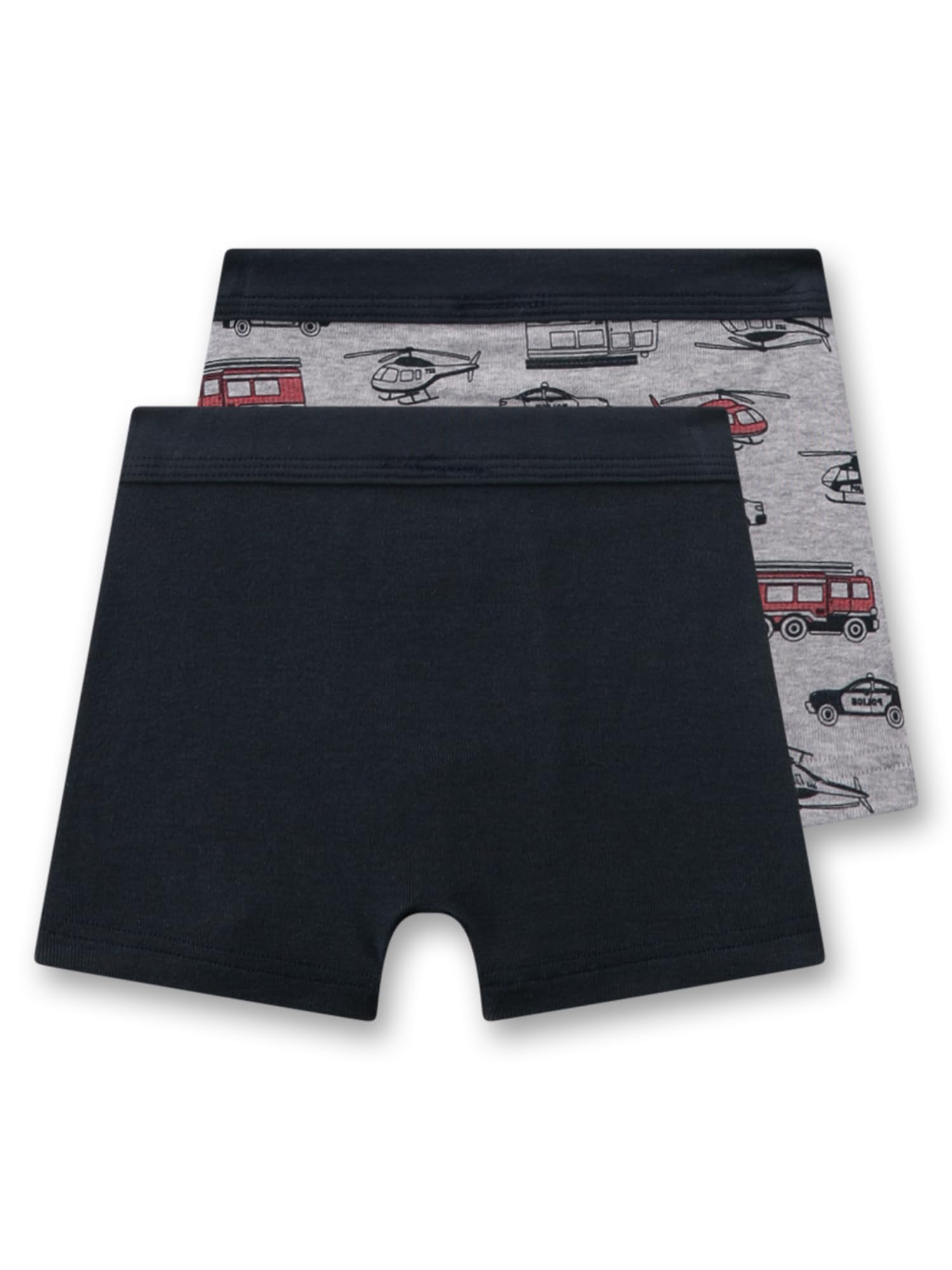 sanetta-jungen-hipshorts-doppelpack-schwarz-grau-fahrzeuge-unterhose-f-r-jungen- image 2