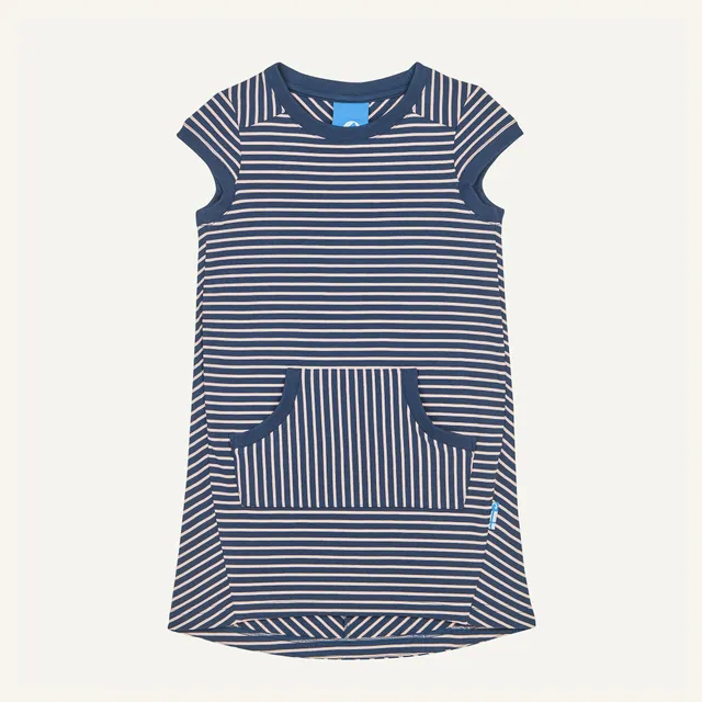 finkid-keidas-kinder-kurzarmkleid-biobaumwolle-streifen image 1