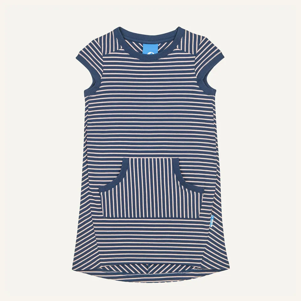 finkid-keidas-kinder-kurzarmkleid-biobaumwolle-streifen image 1