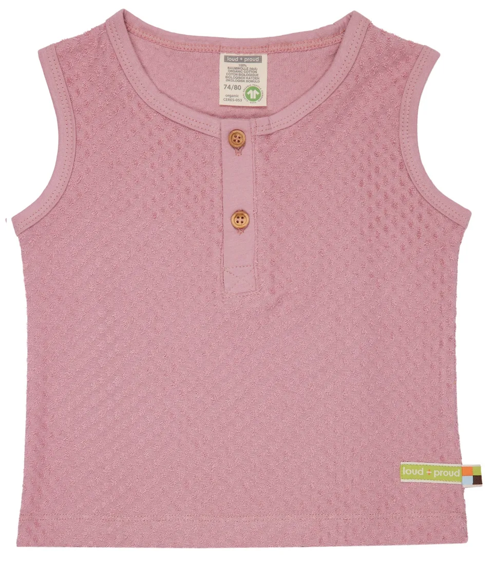 loud-proud-top-aus-frottee-mit-punkten-jacquard-sommer-top image 1
