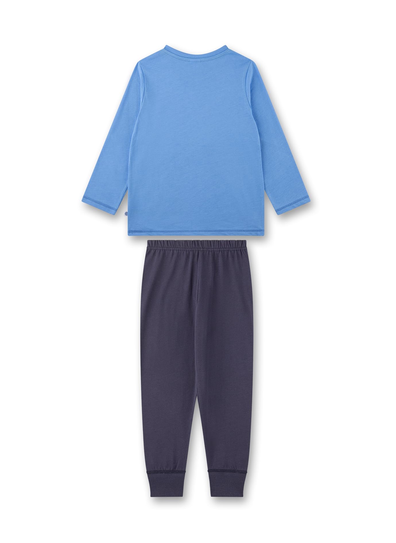 sanetta-jungen-schlafanzug-lang-blau-baumwolle-pyjamaset image 2