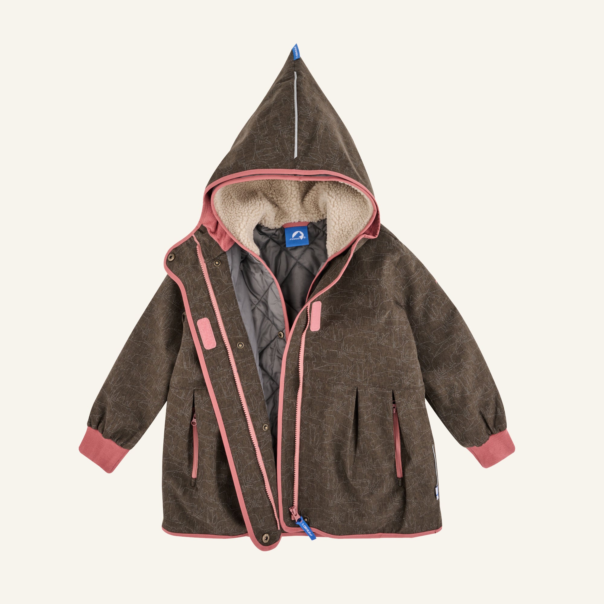 finkid-aina-ice-m-dchen-2-in-1-winterjacke-steppfutter image 4