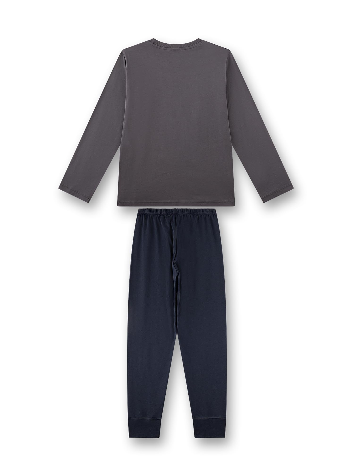 sanetta-jungen-schlafanzug-lang-dunkelgrau-gorilla-baumwolle-kinderpyjama image 2
