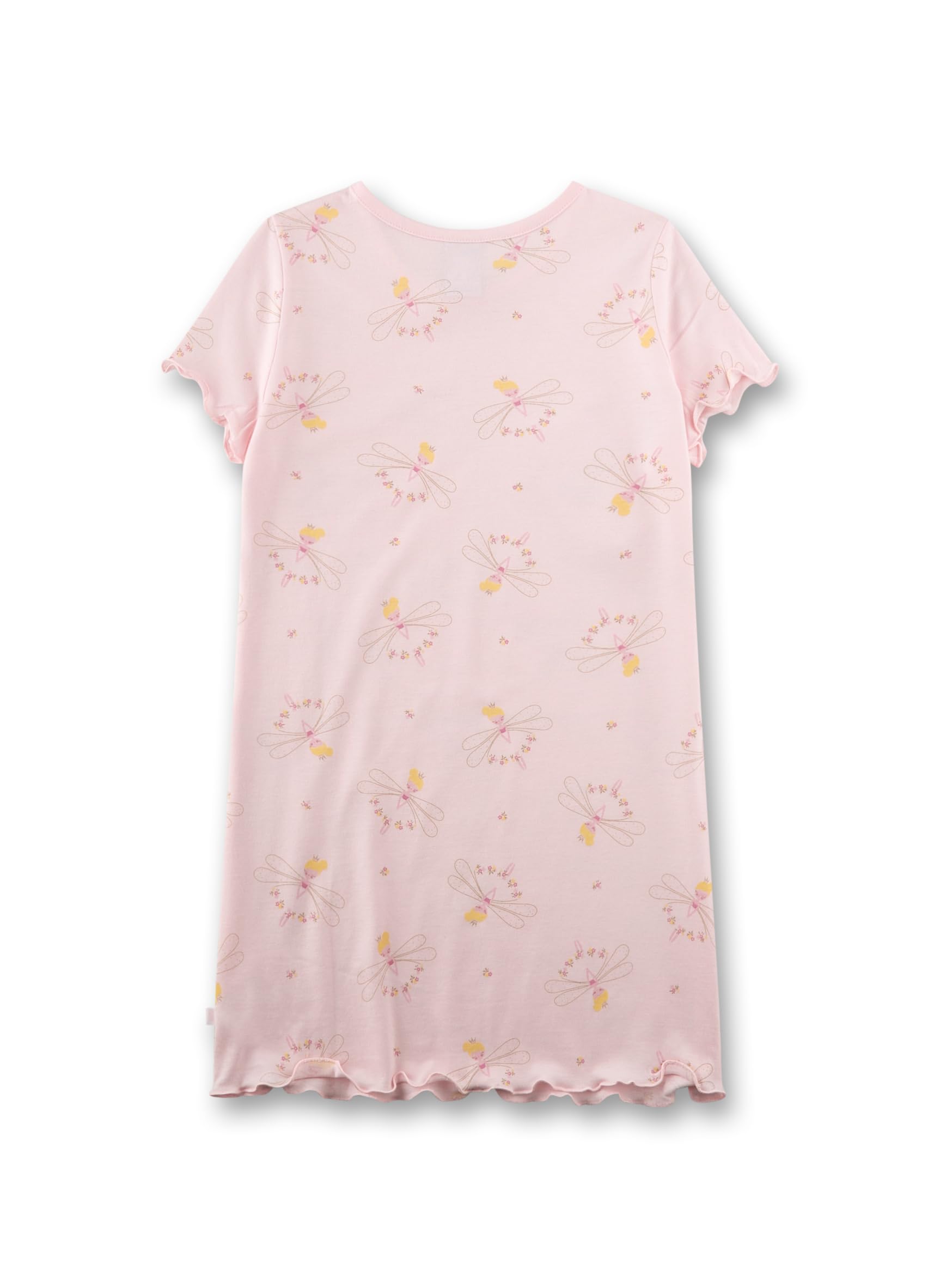 sanetta-m-dchen-nachthemd-kurzarm-rosa-fee-nachthemd-aus-baumwoll-modal-mix image 2
