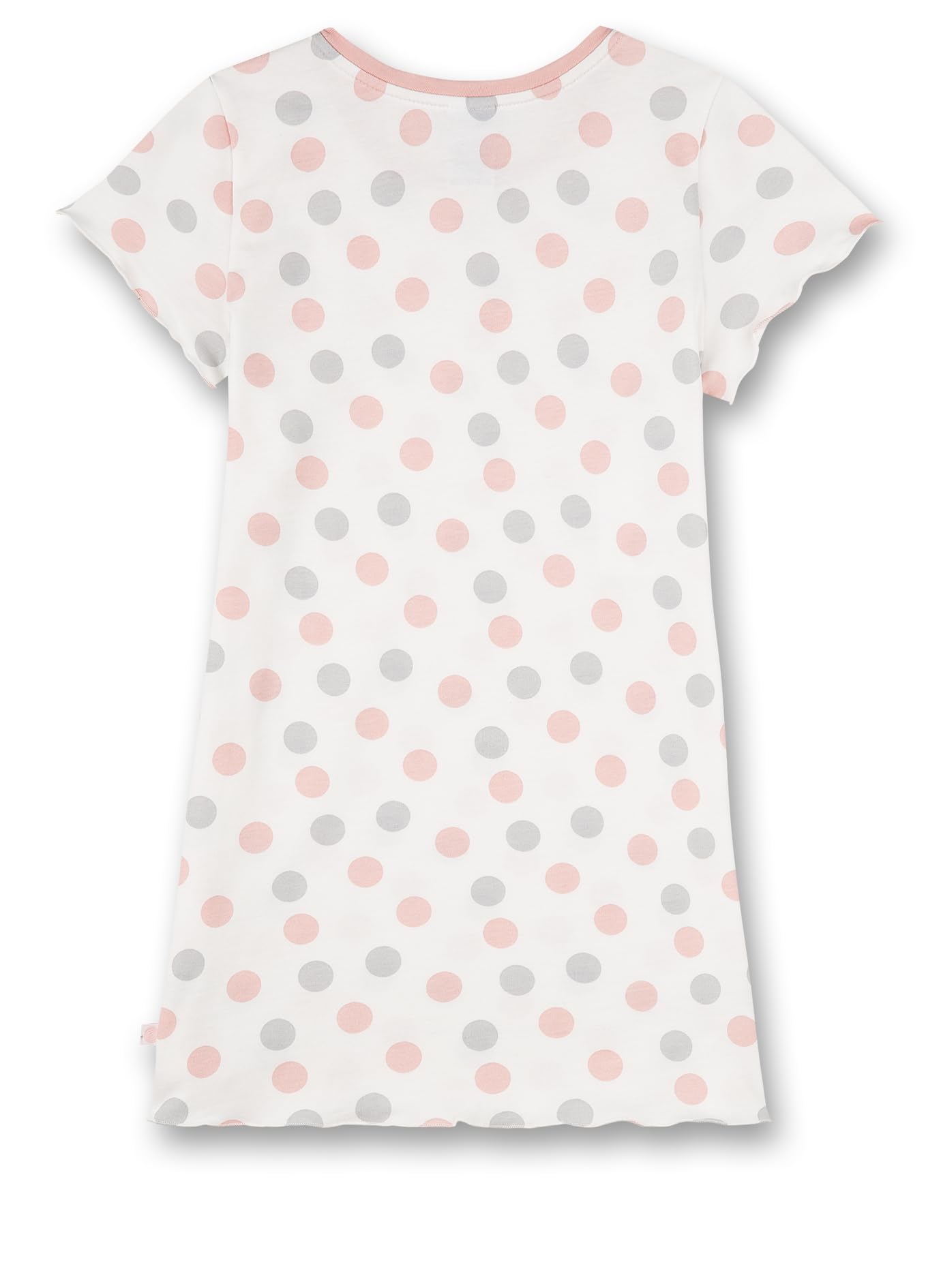 sanetta-m-dchen-nachthemd-wei-dots-allover-baumwolle image 2