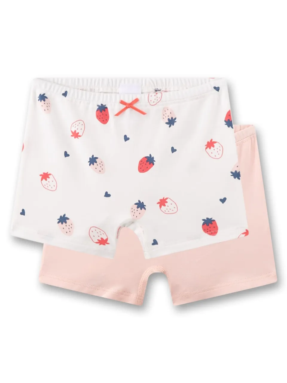 sanetta-m-dchen-shorts-doppelpack-rosa-beige-erdbeere-unterhose-aus-baumwolle image 1