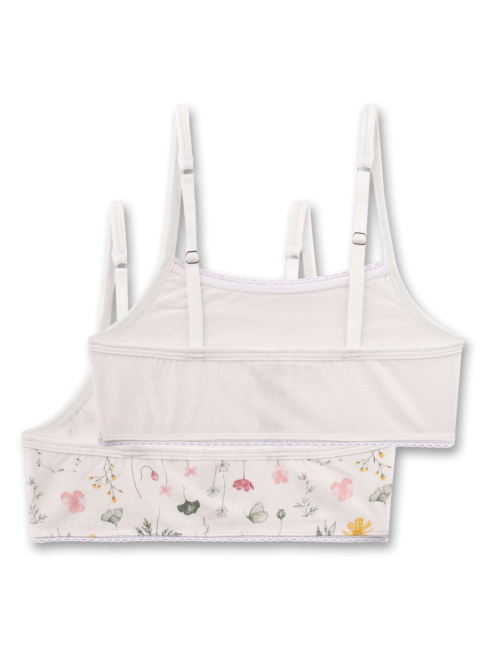 sanetta-m-dchen-bustier-doppelpack-beige-blumen-baumwoll-modal-mix image 2