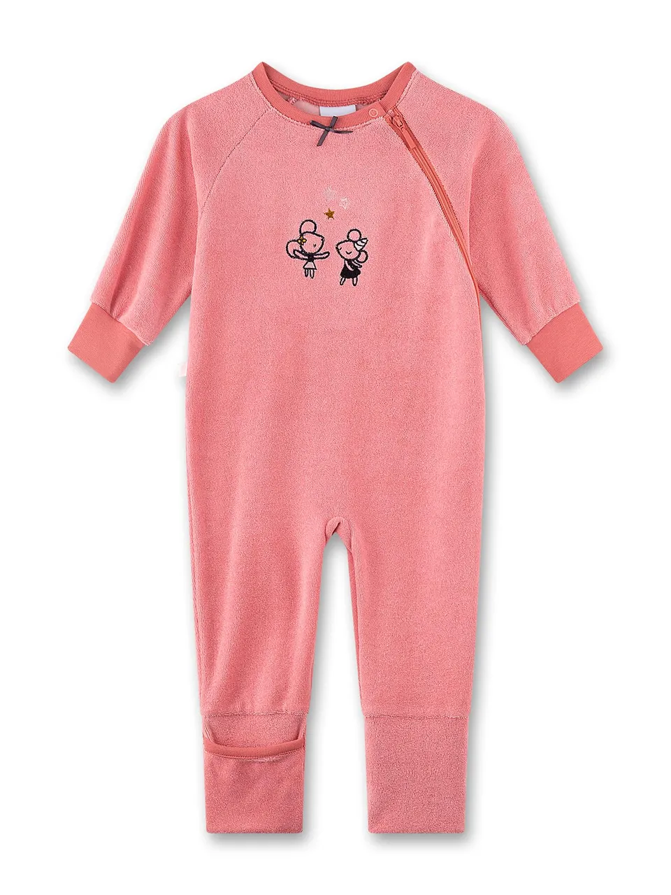 sanetta-baby-strampler-rosa-m-use-frottee-m-dchen image 1