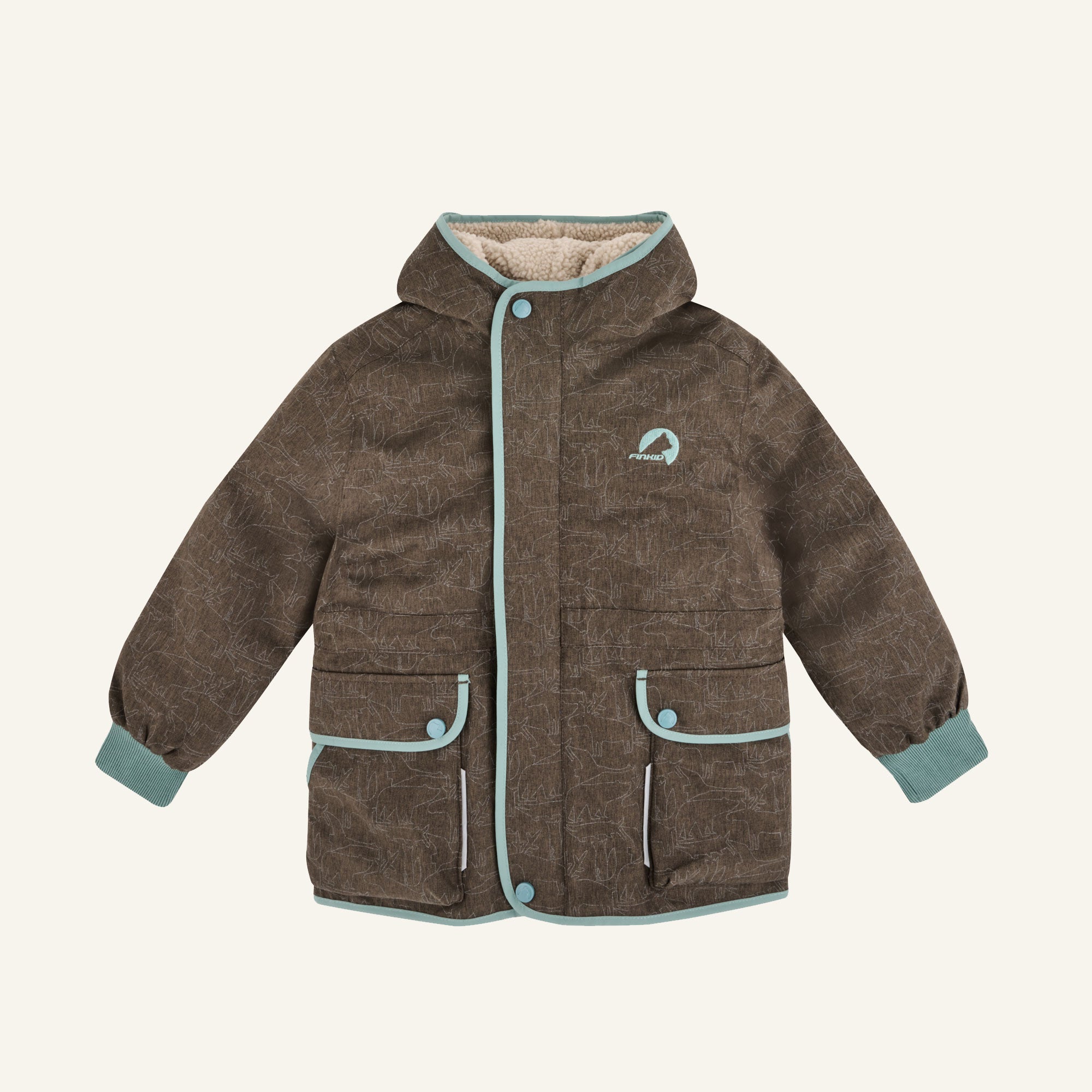 finkid-kamu-ice-2-in-1-outdoorparka-mit-steppfutter-f-r-kinder image 4