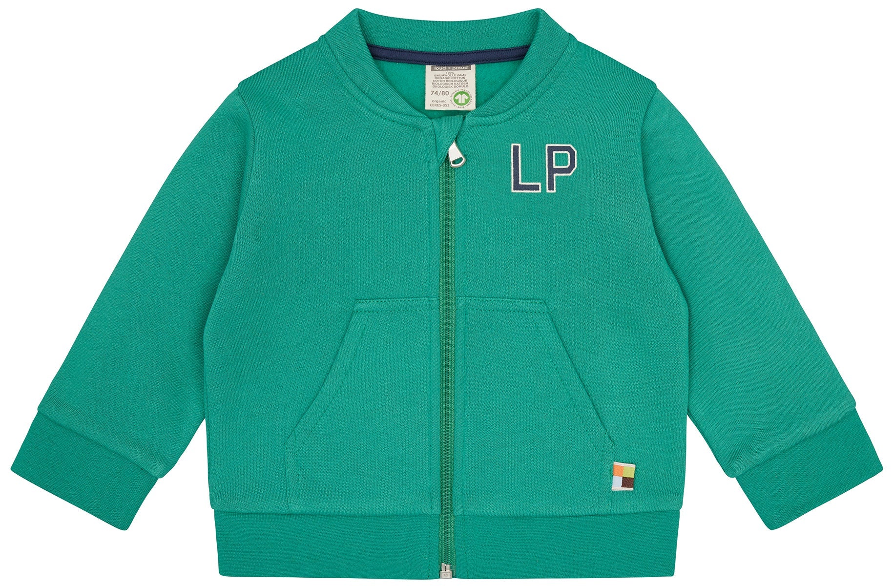 loud-proud-college-sweatjacke-mit-k-ngurutaschen image 1