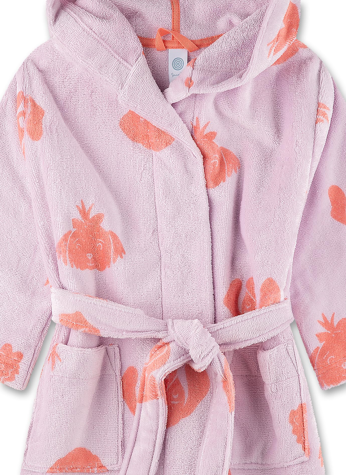 sanetta-m-dchen-bademantel-rosa-hund-aus-baumwoll-mix image 3