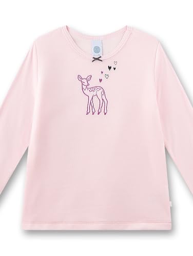 sanetta-m-dchen-schlafanzug-lang-rosa-reh-aus-nicki image 6