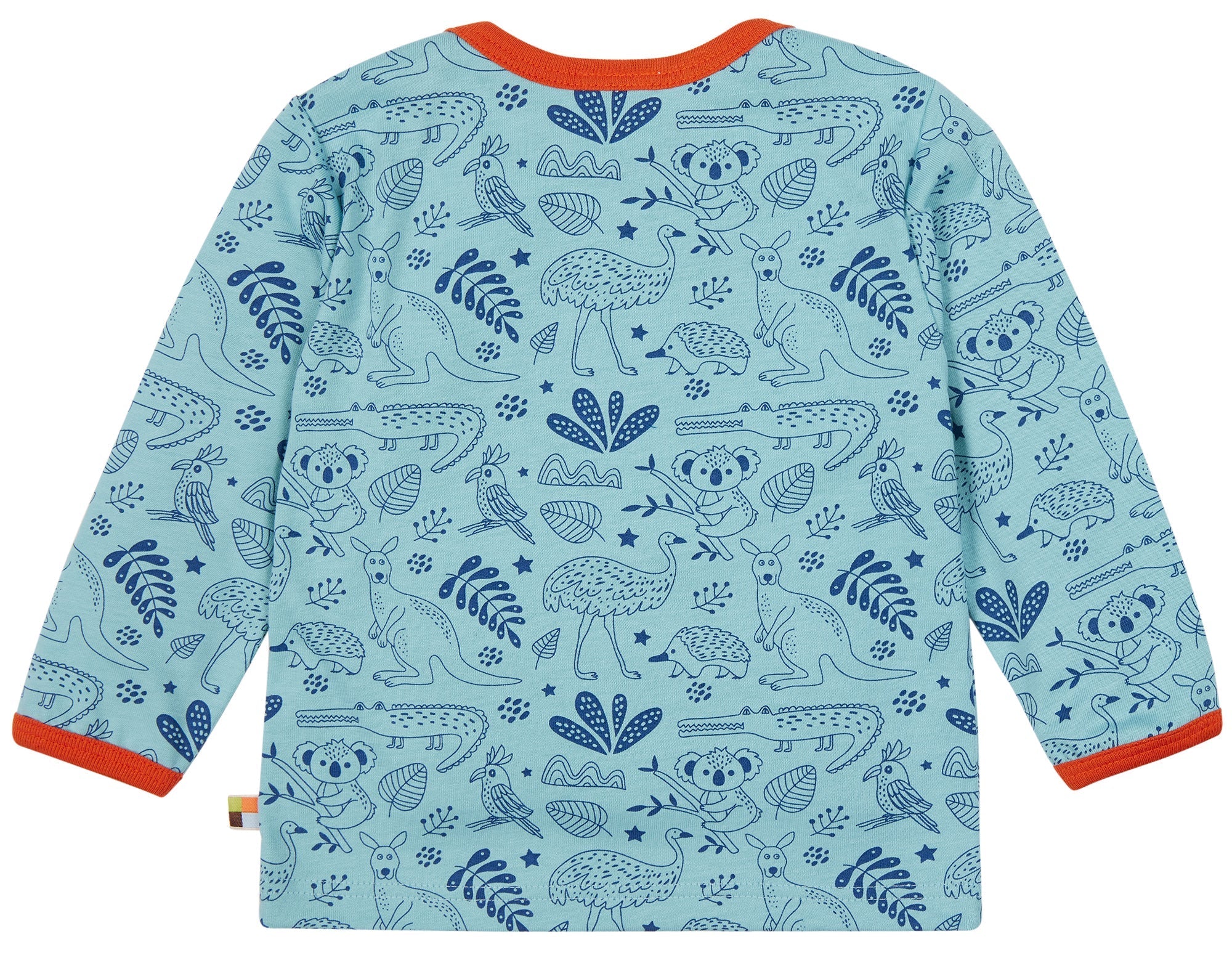 loud-proud-shirt-druck-kinder-shirt-aus-ungef-rbtem-single-jersey-mit-allover-dr image 4