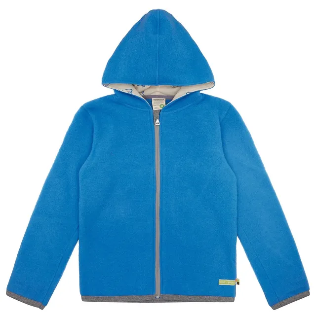 loud-proud-wollfleece-jacke-mit-kapuze-warme-bio-woll-fleece-jacke-f-r-kinder image 1