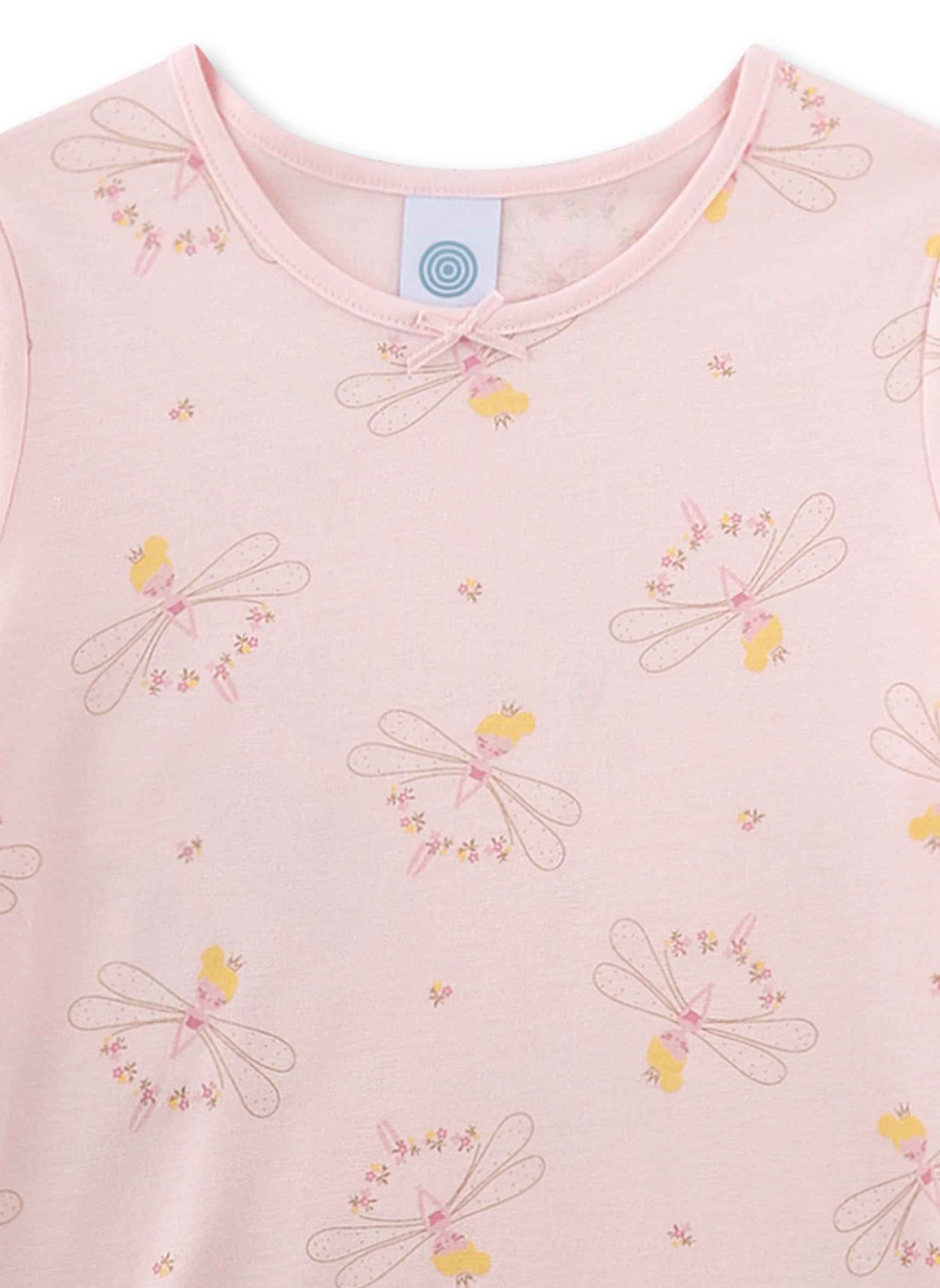 sanetta-pure-m-dchen-schlafanzug-langarm-beige-blumen-aus-100-bio-baumwolle image 3
