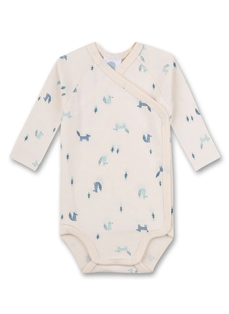 sanetta-wickelbody-langarm-off-white-fuchs-aus-bio-baumwolle image 1