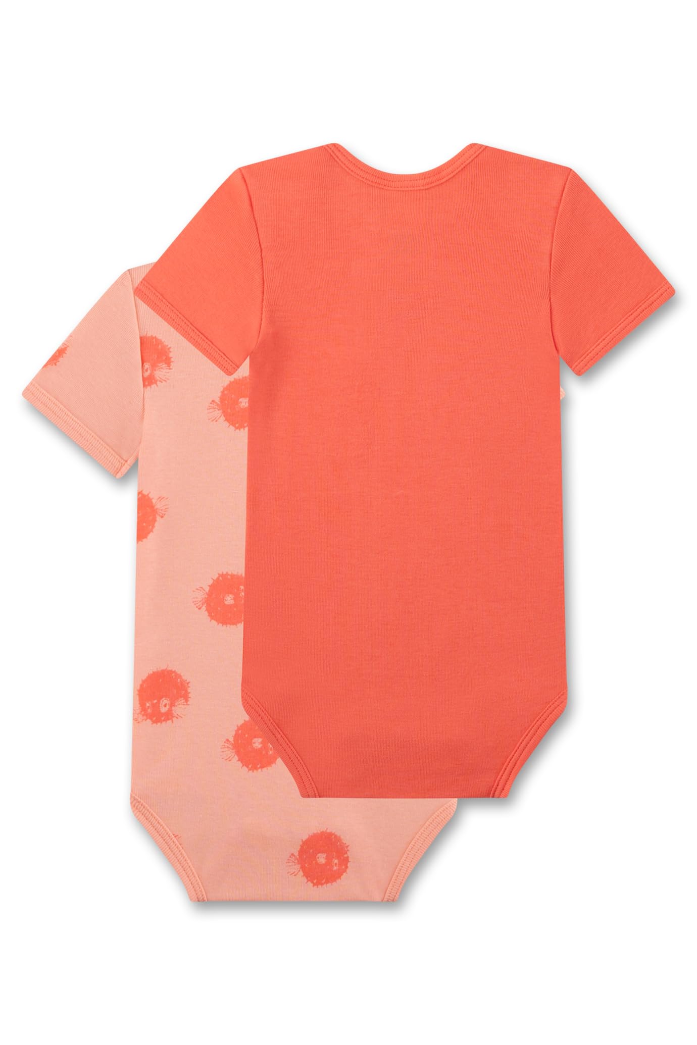sanetta-baby-body-kurzarm-doppelpack-orange-kugelfisch-2er-set-bio-baumwolle image 2