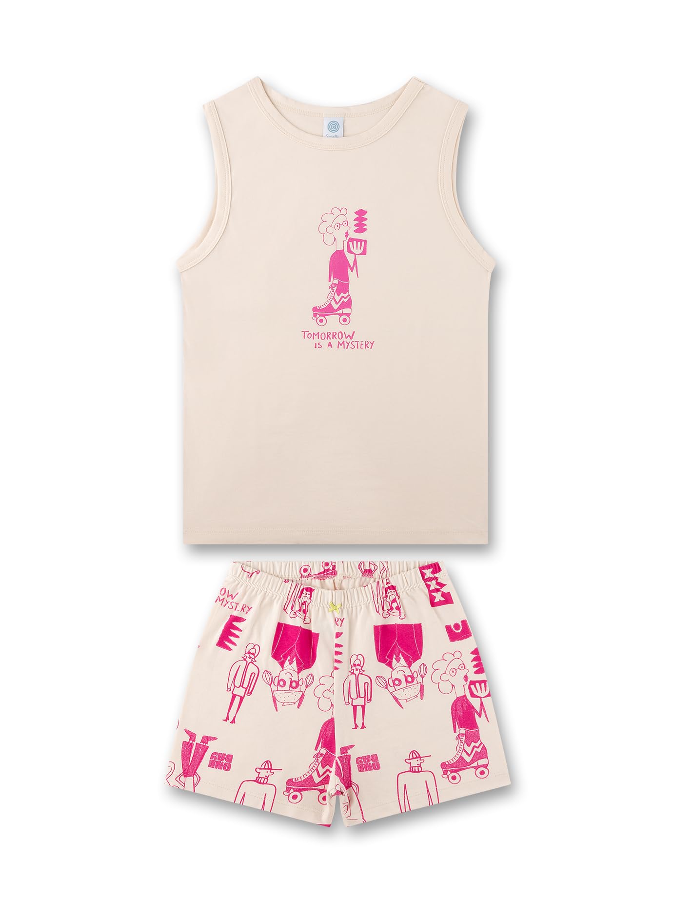 sanetta-m-dchen-schlafanzug-kurz-pink-pyjamaset-aus-baumwolle image 1