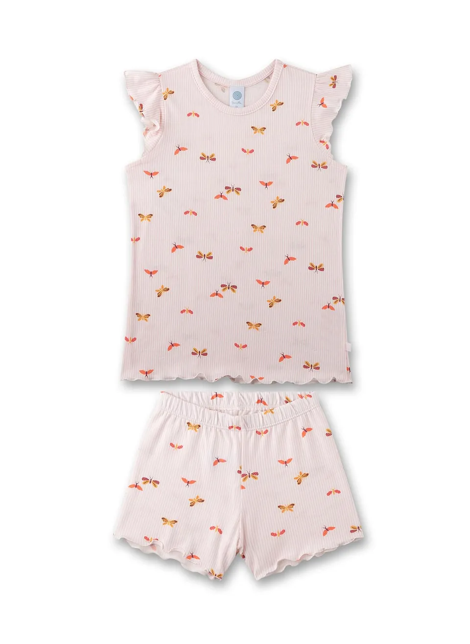 sanetta-m-dchen-schlafanzug-rosa-pyjamaset-aus-baumwoll-modal-mix image 1