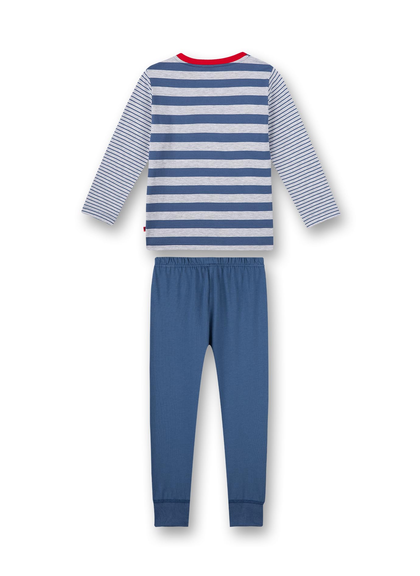 sanetta-jungen-schlafanzug-lang-blau-pyjamaset image 2