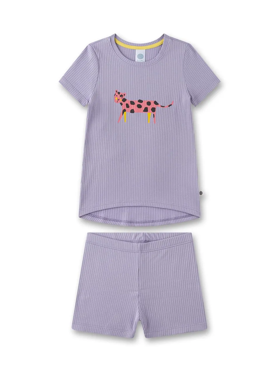 sanetta-m-dchen-schlafanzug-kurz-lila-pyjamaset-aus-viskose-baumwoll-mix image 1