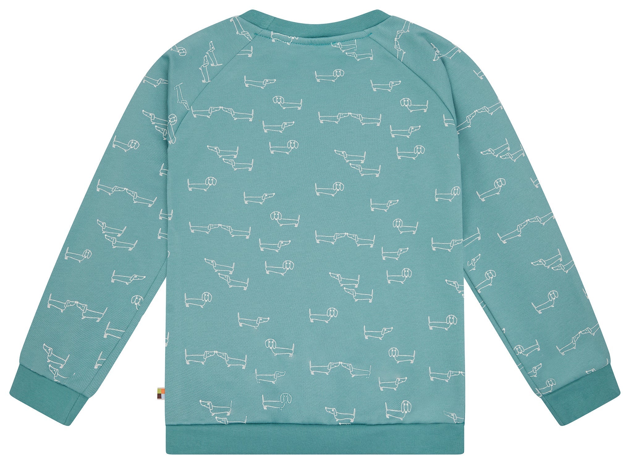 loud-proud-sweatshirt-mit-alloverdruck-dackel-aus-bio-baumwolle image 8