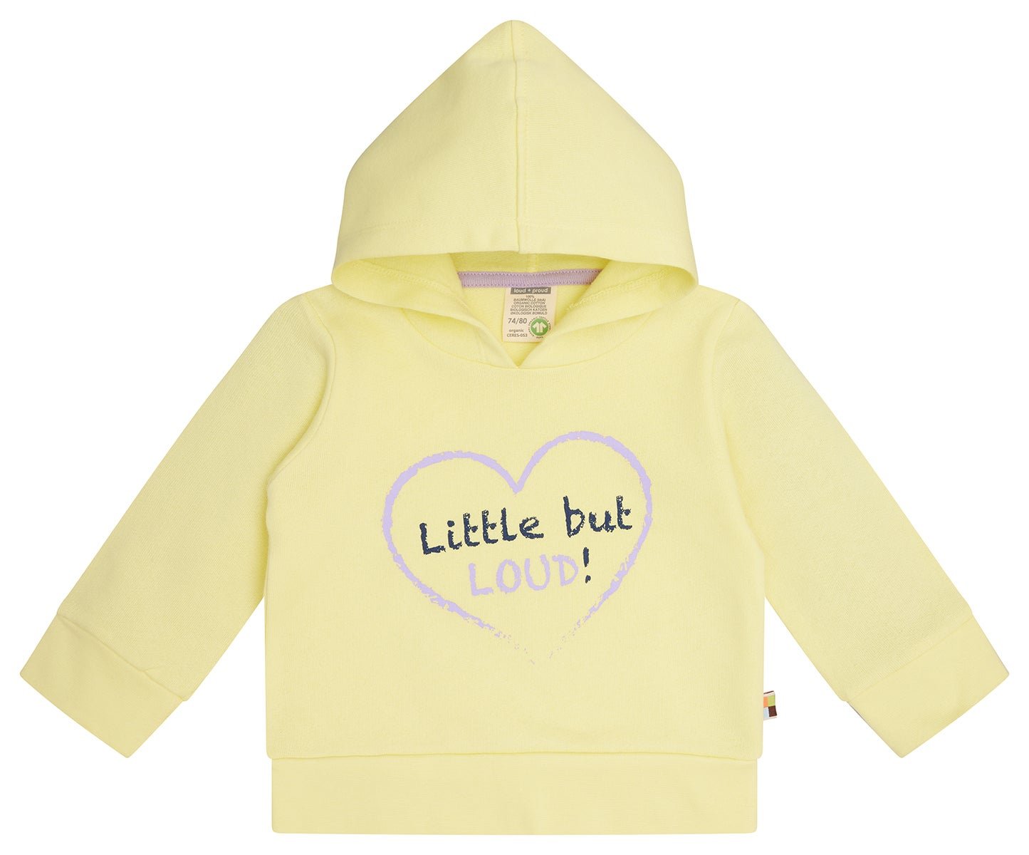 loud-proud-hoodie-mit-druckmotiv-kapuzenshirt-aus-sweat image 1