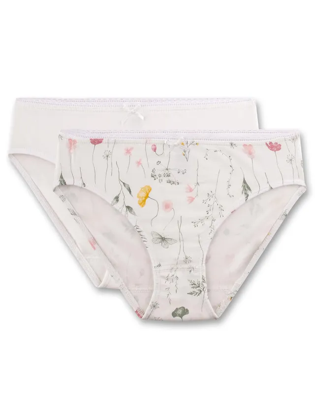sanetta-m-dchen-rioslip-doppelpack-beige-blumen-unterhose-aus-baumwoll-modal-mix image 1