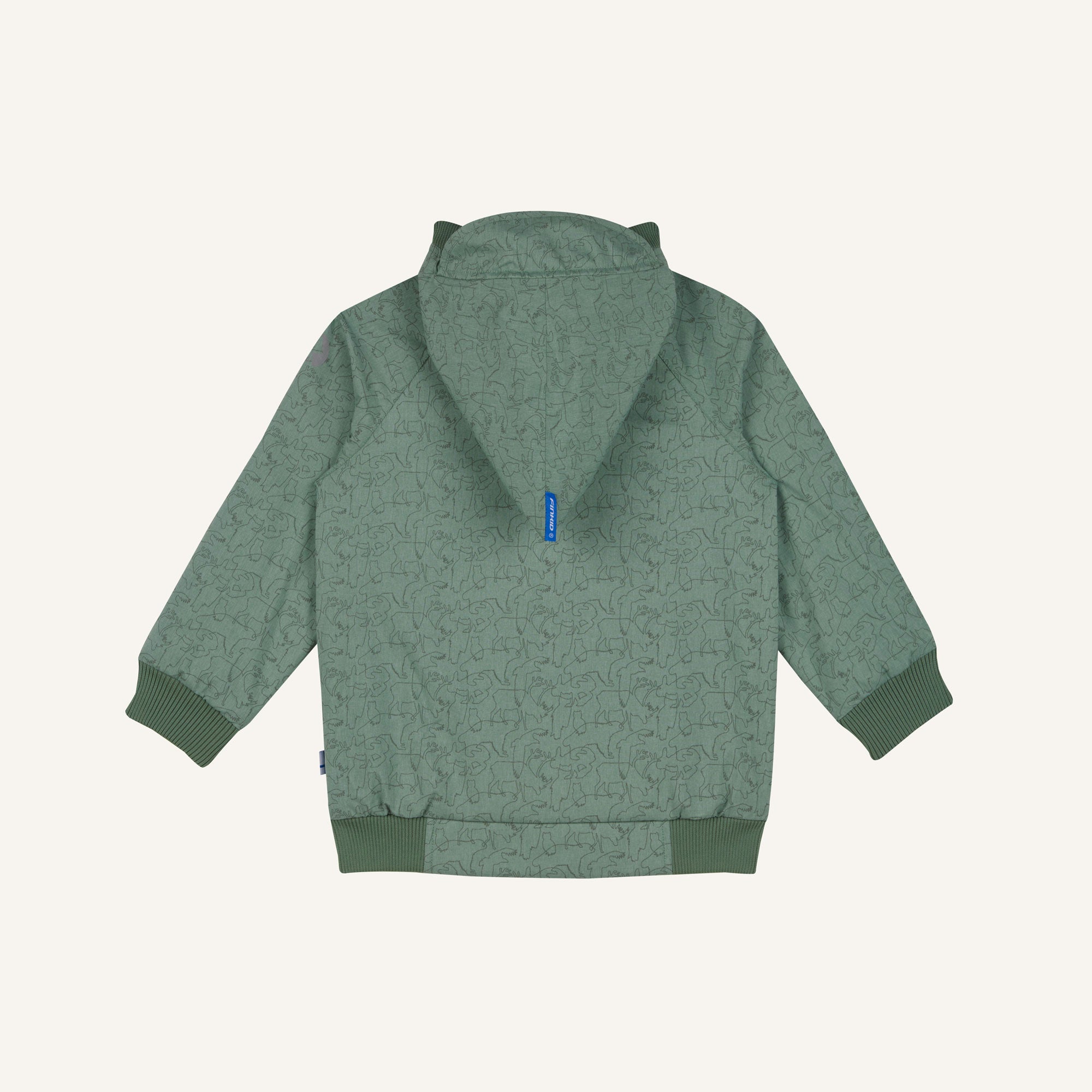 finkid-tallessa-kinder-outdoorjacke-zip-in-reflektierend image 8