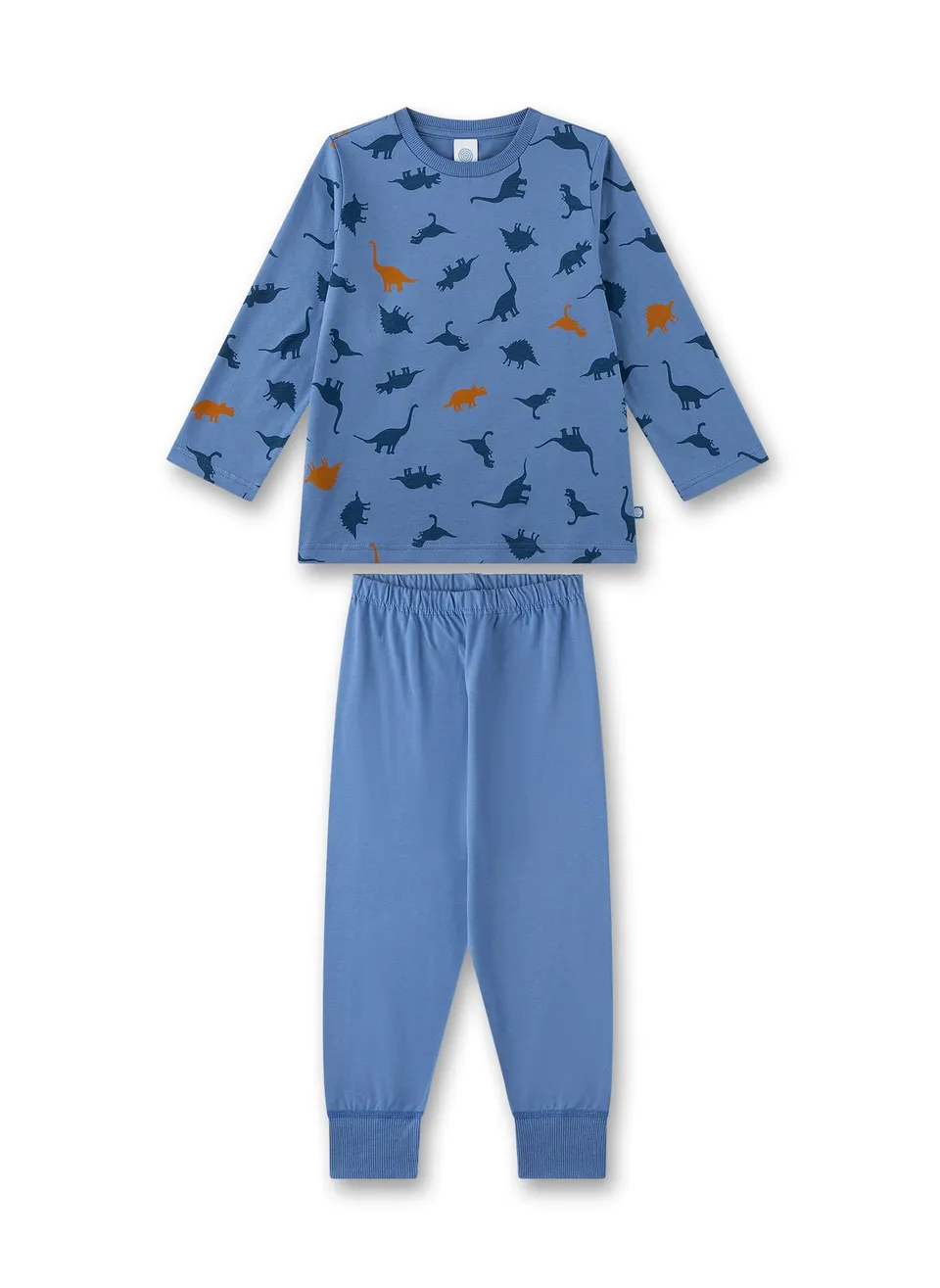 sanetta-jungen-schlafanzug-lang-blau-pyjamaset-aus-baumwolle image 1
