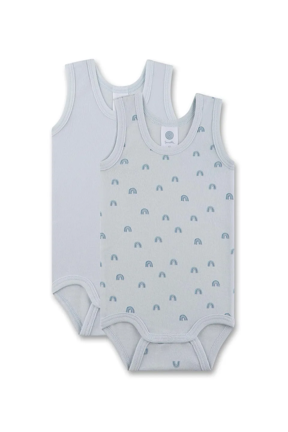 sanetta-baby-body-rmellos-doppelpack-beige-regenbogen-bio-baumwolle-2er-set image 1