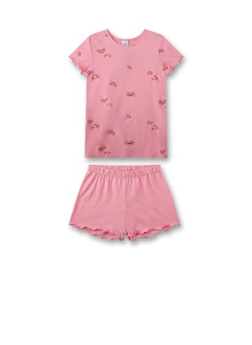 sanetta-m-dchen-schlafanzug-kurz-rosa-pyjamaset-aus-baumwoll-modal-mix image 4