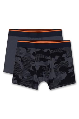 sanetta-jungen-hipshorts-doppelpack-dunkelblau-dunkelgrau-camouflage-unterhose image 4