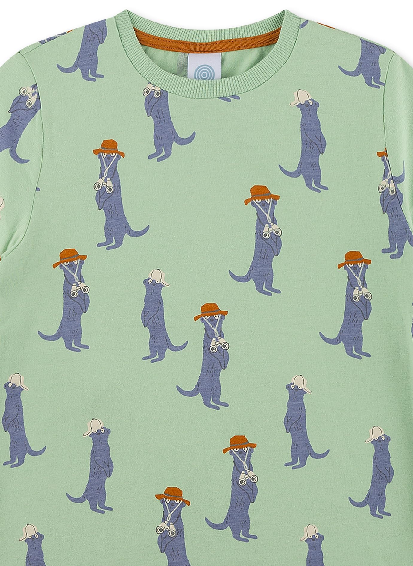 sanetta-jungen-schlafanzug-kurz-gr-n-baumwolle-pyjamaset image 2