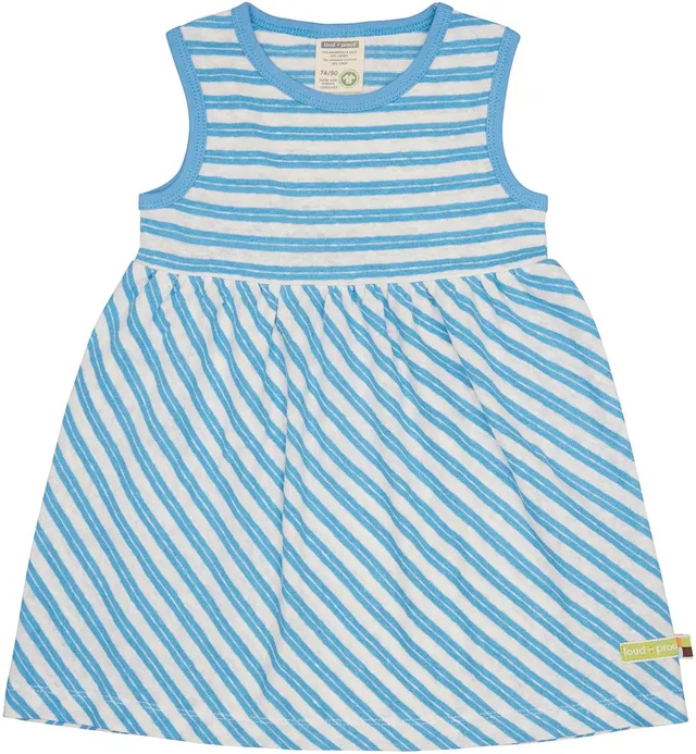 loud-proud-kleid-streifen-mit-leinen-rmelloses-m-dchenkleid image 1