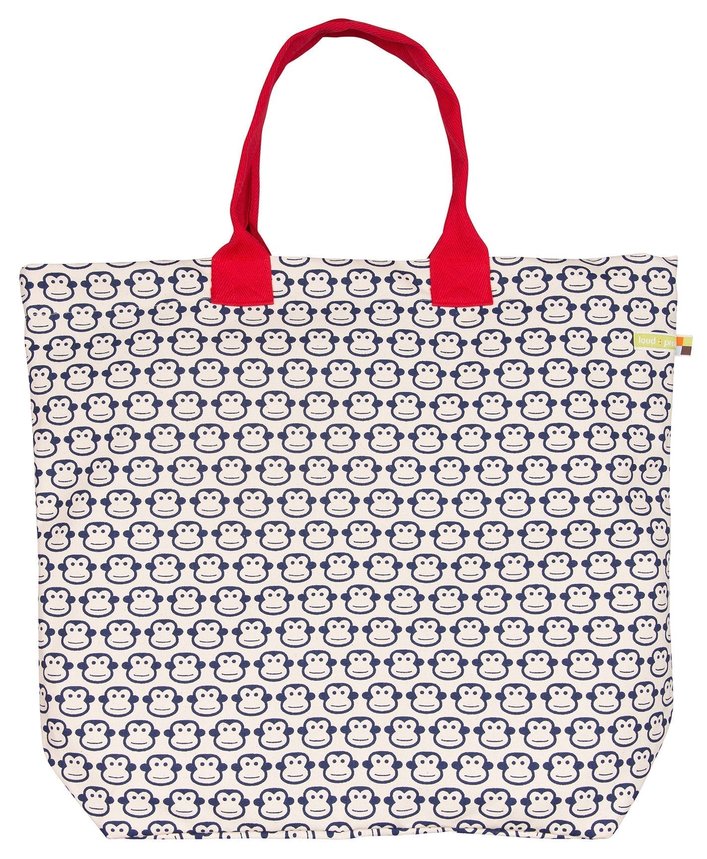 loud-proud-tasche-gro-robuste-webstoff-tasche-46-x-37-x-13-cm image 1