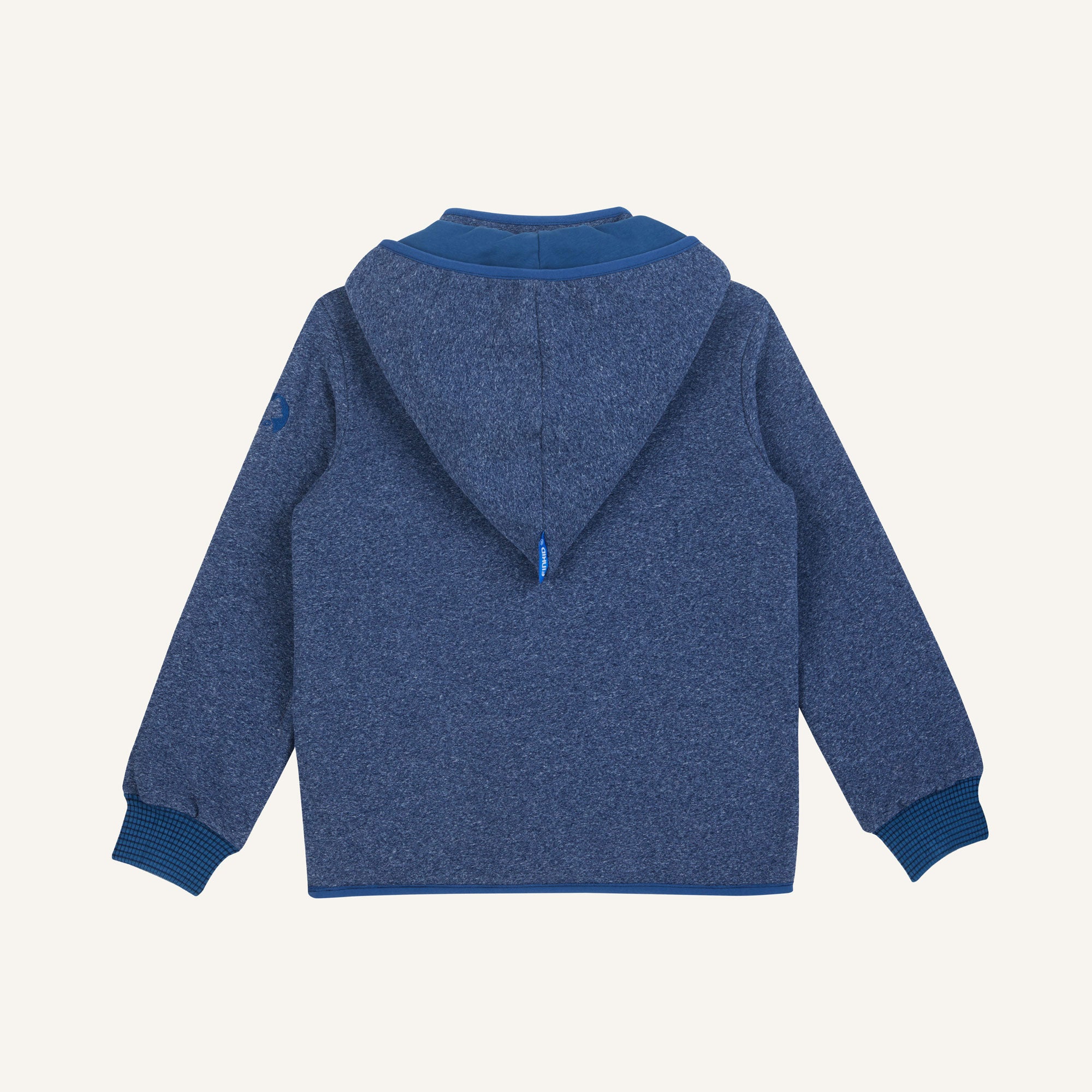 finkid-tonttu-knit-kinder-fleecejacke-strickfleece-zip-in-hoodie image 3