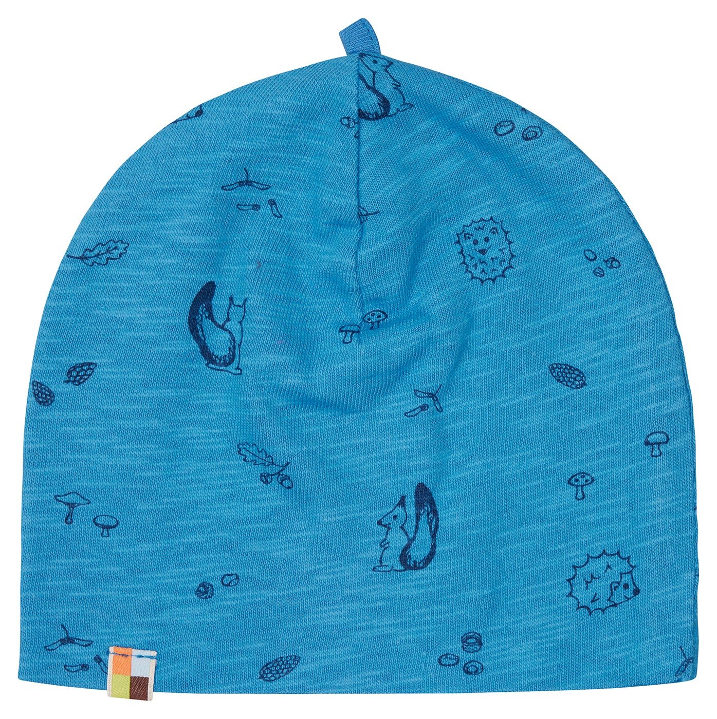 loud-proud-beanie-slub-jersey-wald-druck image 1