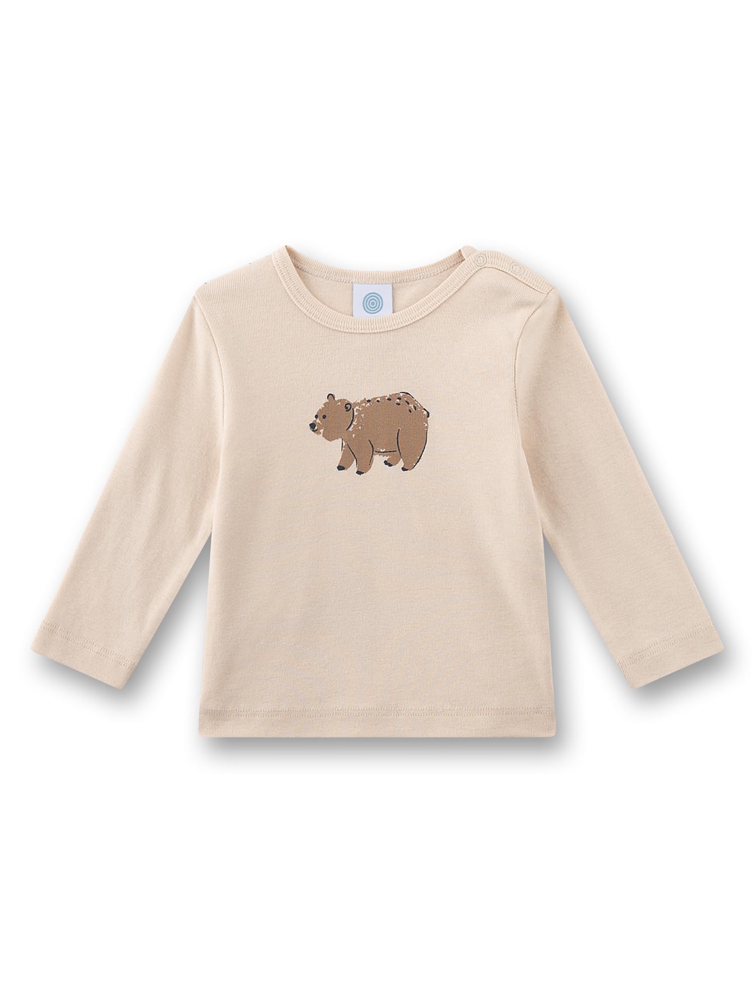 sanetta-jungen-langarmshirt-beige-b-rchen-baby-shirt image 1