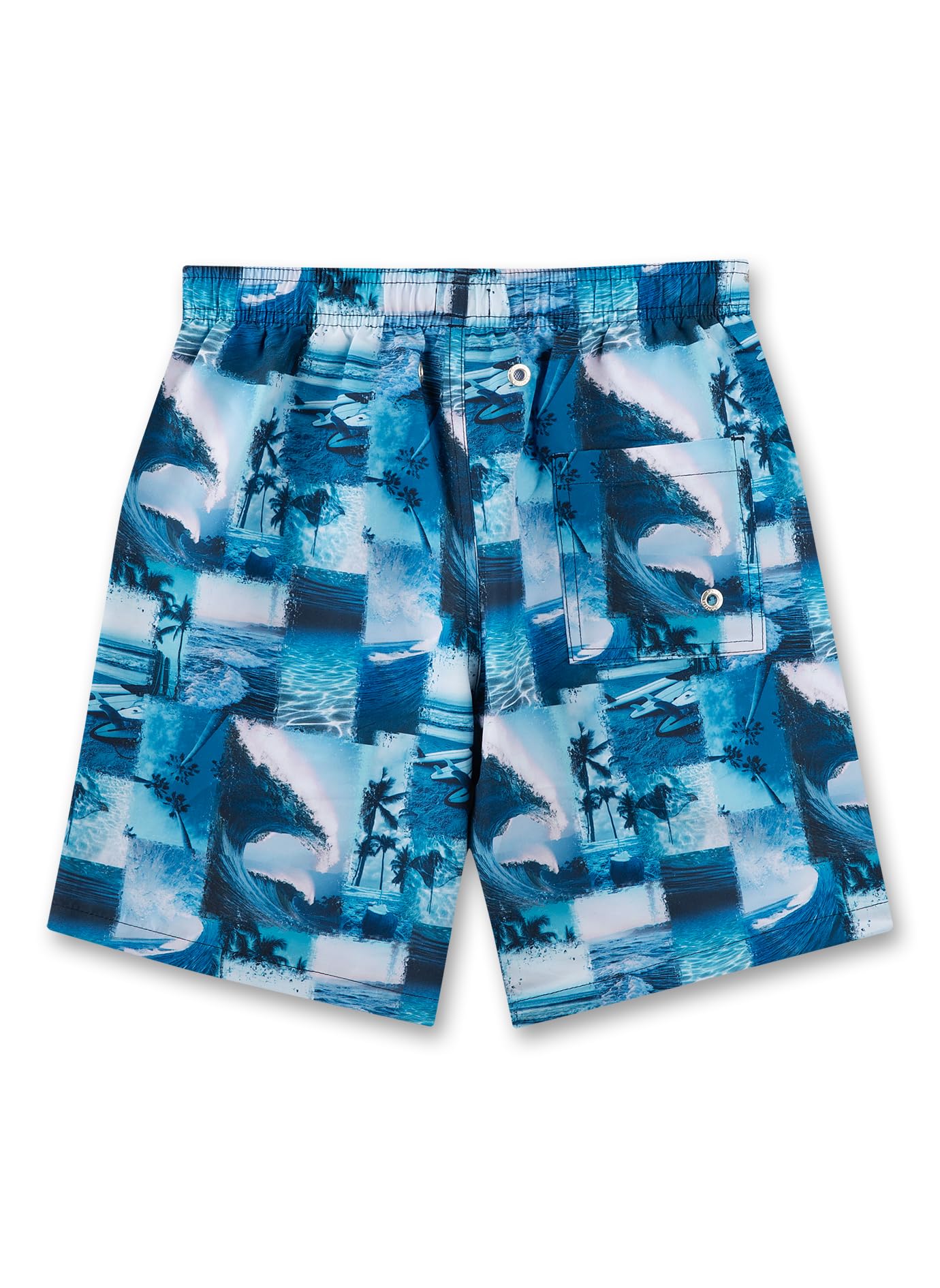 sanetta-jungen-badeshorts-blau-aus-recyceltem-polyester image 2