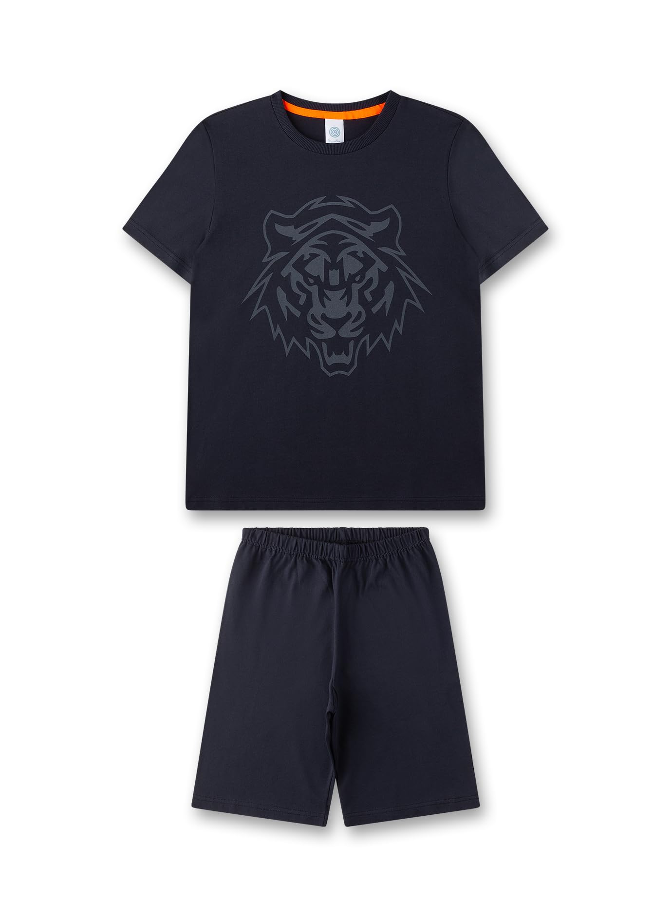 sanetta-jungen-schlafanzug-kurz-dunkelblau-pyjamaset-aus-baumwolle image 1