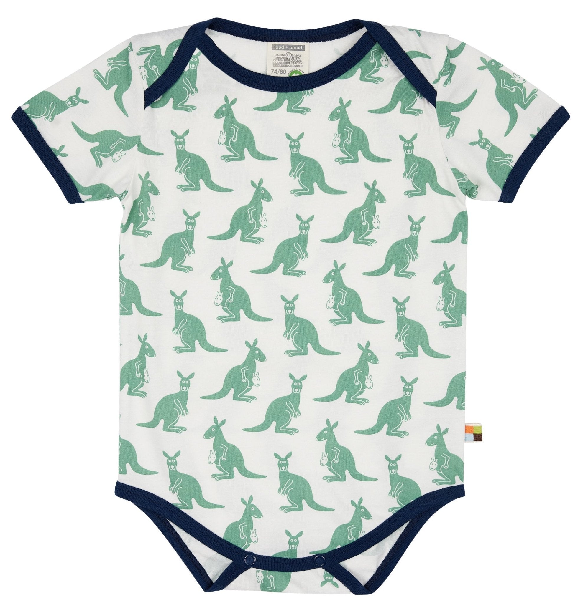 loud-proud-body-kurzarm-druck-tiermotiv-baby-kurzarmbody-ungef-rbt image 1