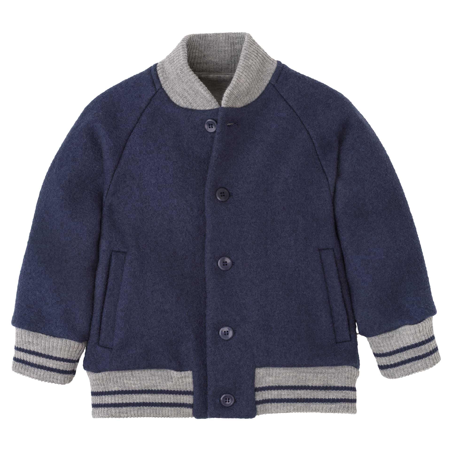 disana-college-jacke-kinder-teenager-aus-bio-merino-wollwalk-gr-86-164 image 1