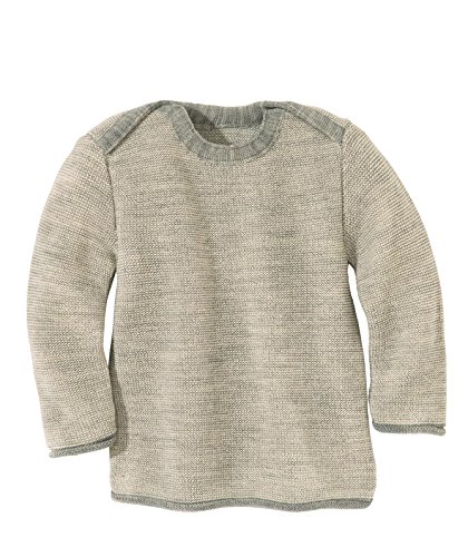 disana-melange-pullover-wolle-blau-mit-schlupf-kragen image 3