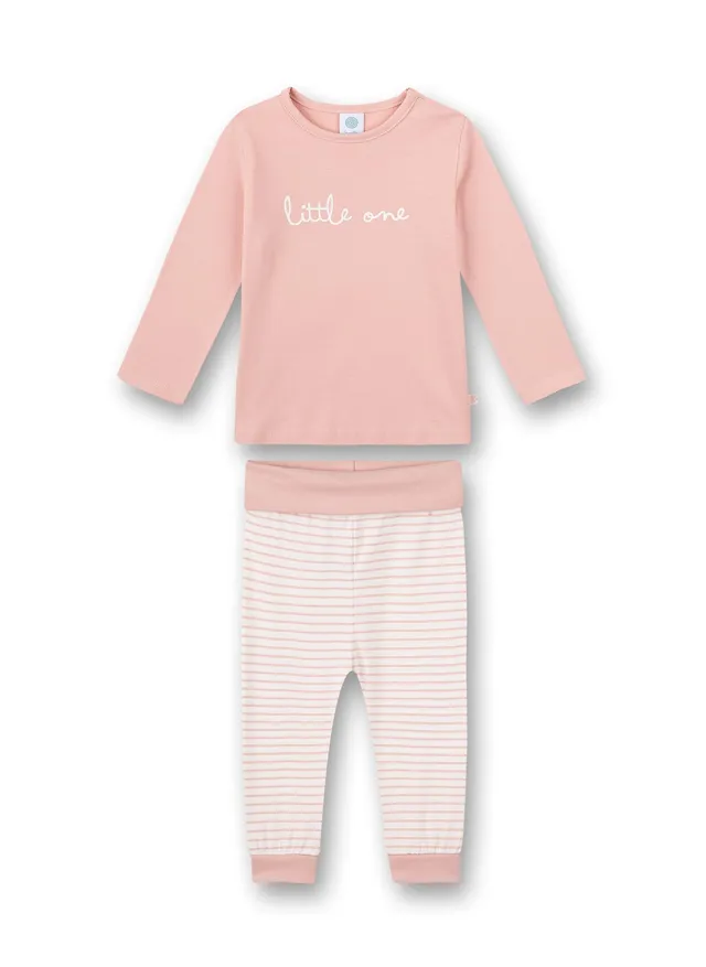 sanetta-pure-m-dchen-schlafanzug-lang-rosa-bio-baumwolle-gots image 1